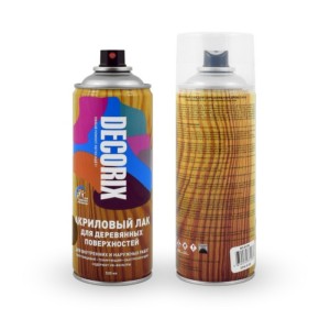 Аэрозольный лак тонирующий DECORIX, дуб (8) 520мл/12 шт