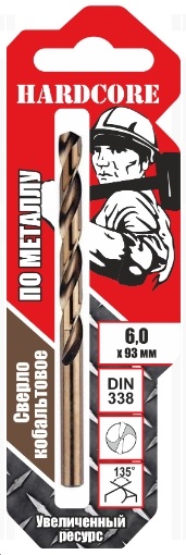 Сверло по мет. Кобальт