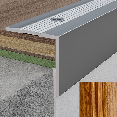 Угол 25х25 дуб темный