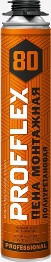 Пена монтажная PROFFLEX 80 лето