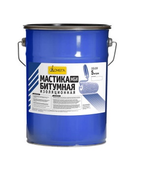 Мастика битумная изоляционная МБИ  5л/5кг "ОМЕГА"  / 120шт