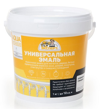 эмаль акрил унив бел 1кг