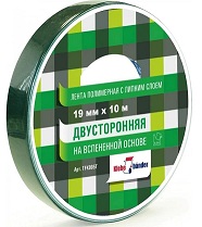 Двусторонняя зеркальная лента 19мм 10м