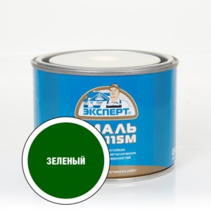 Эксперт Эмаль ПФ-115М, зеленая 0,4 кг, 12 шт.
