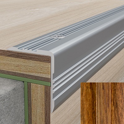 Угол 21х21 дуб медовый