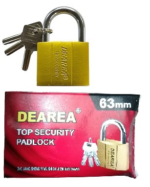 Замок навесной ЗОЛОТОЙ DEAREA 63мм1