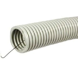 Труба гофр.uplast ПВХ d20 мм с зондом 25м легкая 505-020