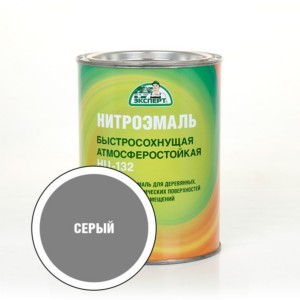 Эксперт ЭМАЛЬ НЦ-132П серая, 0,7 кг, 6 шт.