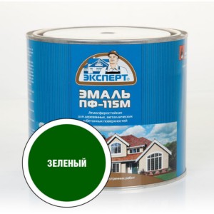 Эксперт Эмаль ПФ-115М, зеленая 1,8 кг, 6 шт.