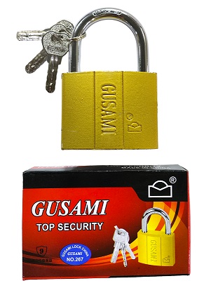 Замок золот 75мм