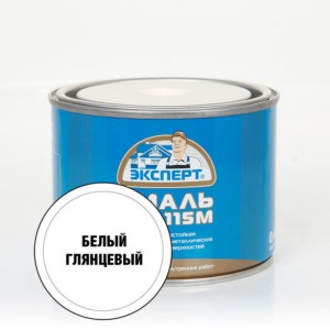 Эксперт Эмаль ПФ-115М, белая глянцев 0,4 кг, 12 шт.