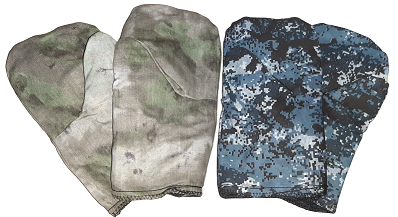 Рукавиты утепл камуфл Мех