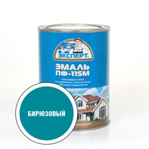 Эксперт Эмаль ПФ-115М, бирюза 0,8 кг,6 шт.