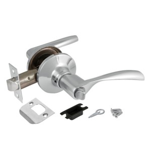 Ручка защелка DK610 CР-BK (6010 CP-B) (фик.) хром AJAX
