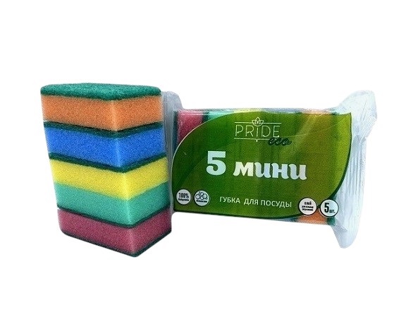 Губка бытовая Мини PRIDE