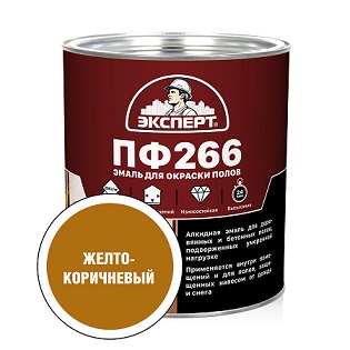 Эксперт Эмаль ПФ-266М, желто-корич 2,7 кг, 6 шт.