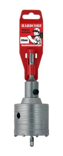 Коронка по бетону 68мм в сборе