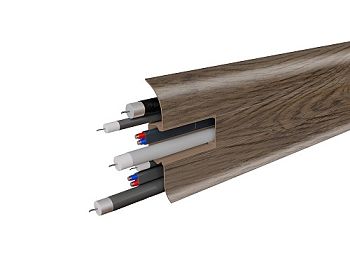 Плинтус напольный 2103 Бухарест ПВХ Birch 58мм 2,2м, 40шт/кор.