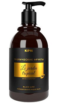 Мыло жид.парфюмир. для лица и тела с дозат. KiPNi "Тропические фрукты" 380мл 25шт/уп  