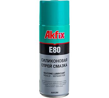 Akfix E80 Силиконовая смазка 400мл (12шт/уп)
