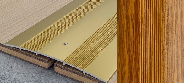 Стык 80мм дуб темный