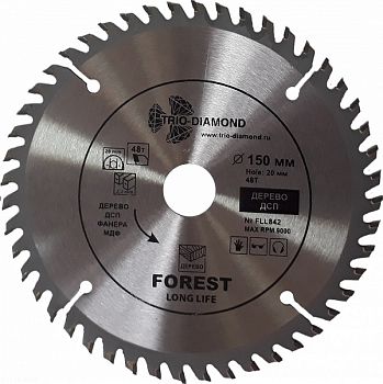 Диск пильный 150X48TX20/16 mm (Trio-Diamond)