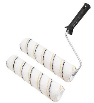 Валик микрофибра 180мм, d 42мм, ручка 6мм, ворс 9мм, "B.E." (55шт/уп)