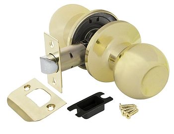 Ручка защелка DK682 PB-PS (6082 PB-P) (без фик.) золото AJAX