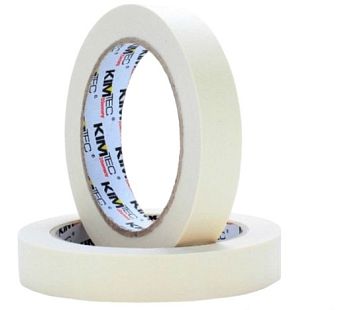 Малярная лента, белая, "KIM TEC", 19ммХ25м, 48 шт.