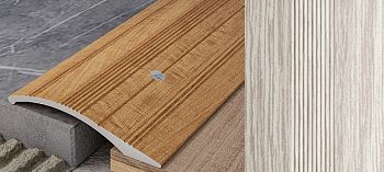 Кант полукруглый 40мм 0,9 ясень серый