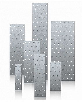 Пластина соедин. PS 60 *120 (120х60х2,0), в 1 уп.100 шт.															