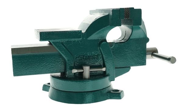 Тиски слесарные усилен.поворот.Sturm! 125 мм 1075-01-125
