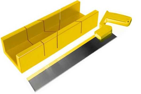 Стусло с ножовкой 300 мм х 65 мм фигурное жёлтое