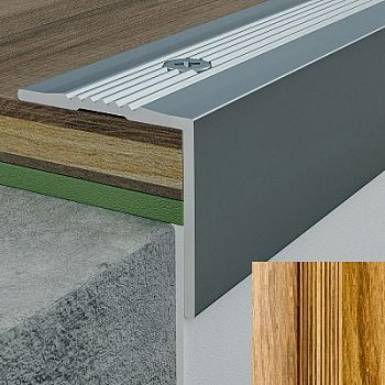 Угол 25*25 0,9 дуб эдельвейс