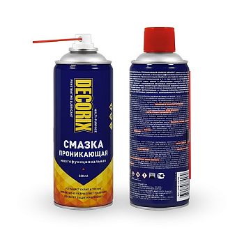 Смазка проник., многофункц. DECORIX,  520мл/12шт.  