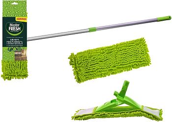 Швабра-флеттер Master FRESH ЭКО телескопич.микрофибра лапша