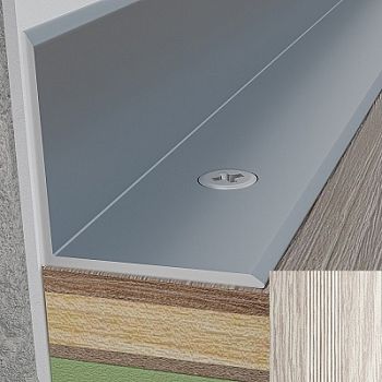 Угол 20*20 внутренний  0,9 ясень серый