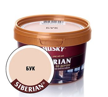 HUSKY ШПАТЛЕВКА по дереву Бук, 0,8 кг., 12 шт.