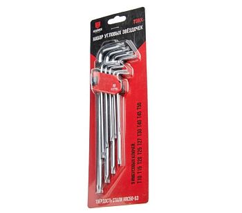Набор имбусовых ключей большой 9 предм. HEADROCK "TORX" 