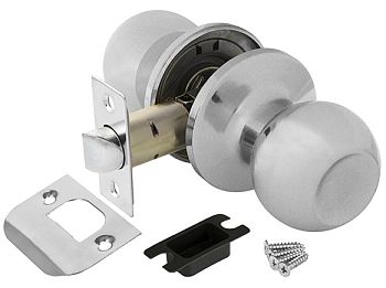 Ручка защелка DK682 CP-PS (6082 CP-P) (без фик.) хром AJAX