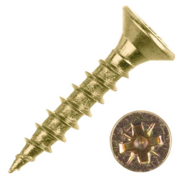 Шуруп желтый цинк