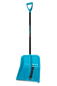 Лопата снег ФОБОС 405*450 ал.планка,ал.планка,ал.черенок,V-ручка d32 100184