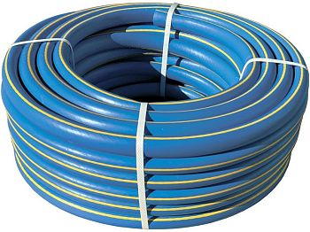 Шланг полив. армированный TPE синий с желтой полосой D 1/2 25м