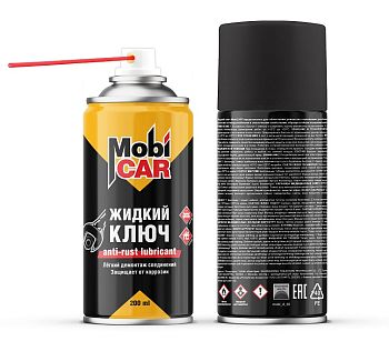 Жидкий ключ MobiCAR, антикоррозийный, 200 мл/24шт.