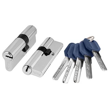 Цилиндр.механизм  Z4000Key90 (Z400/90) (35+10+45) СР хром 5 кл.