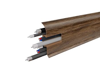  Плинтус напольный 2108 Москва ПВХ Birch 58мм 2,2м, 40шт/кор.