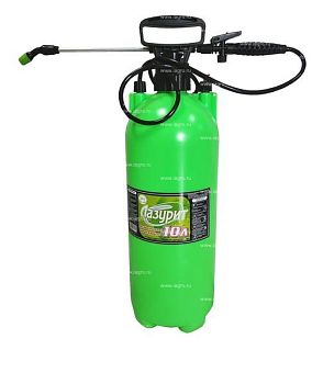Опрыскиватель 10л пневматический с ремнём "Лазурит"