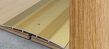 Широкий стык 100мм 0,9 дуб светлый