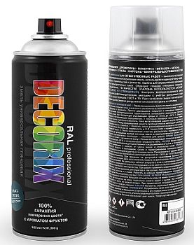 Аэроз. эмаль PROF. DECORIX RAL 7024 графитовый серый 520мл/12