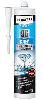 Клей "KIM TEC" 96 универс. кристально-прозрачный, 280мл, 12шт